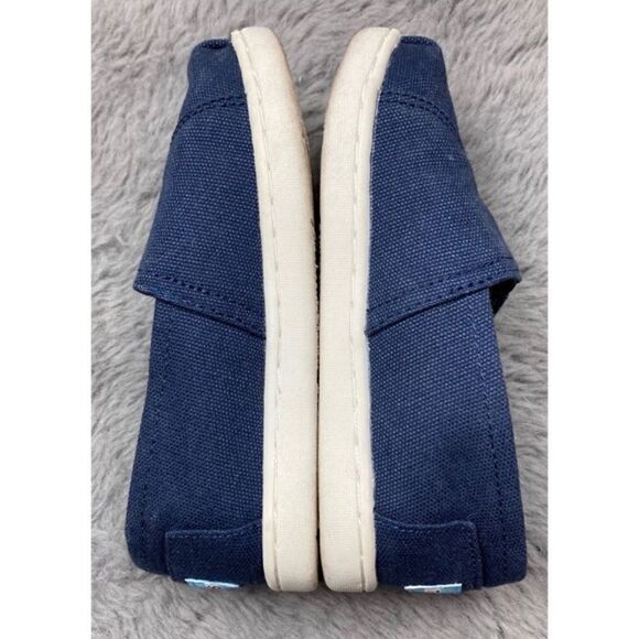 Toms 2.0 alpargata slip on shoes in Navy canvas - Picture 5 of 5